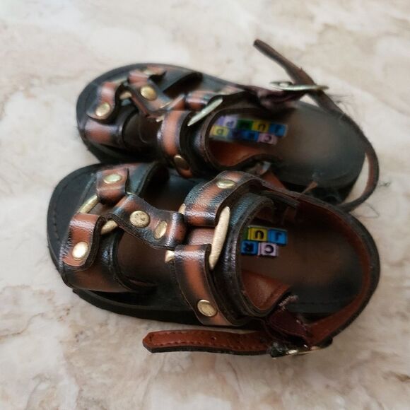 Leather Baby Sandals Unisex - Picture 3 of 6